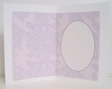 Sand Embossed Floral Butterfly Insert 1 by Pam Stubley