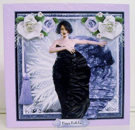 Lilac Breeze Card Front Kit by Pam Stubley