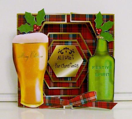 Aperture Hex Gatefold - Get Into the Christmas Spirit by Pam Stubley