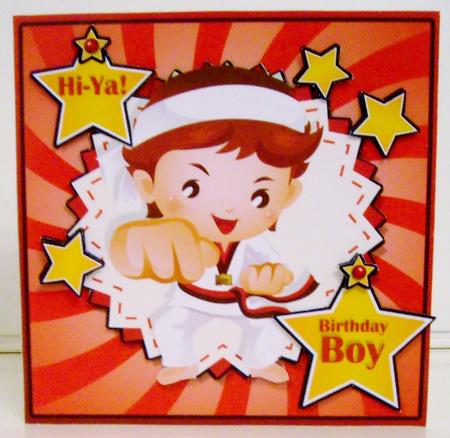 Karate Kid - Hi-ya, Birthday Boy by Pam Stubley