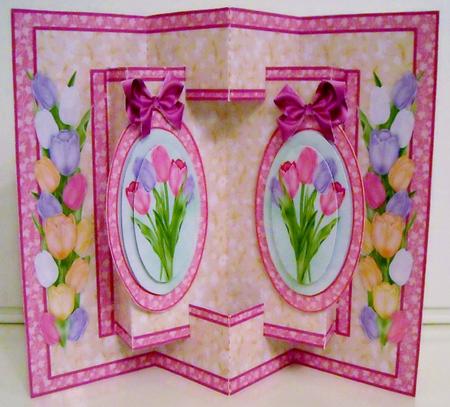 3D Double Concertina Pop-out  by Pam Stubley