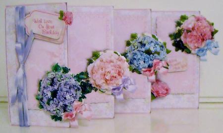 4-fold Card Kit - Pomanders & Bows by Pam Stubley