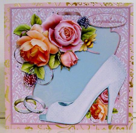 Wedding Card Mini Kit - Pink by Pam Stubley