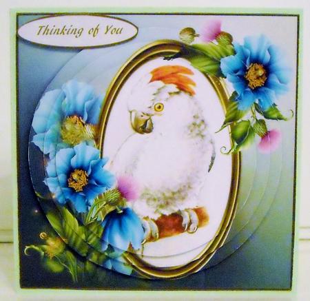 Rose Crested Cockatoo Pyramid Mini Kit by Pam Stubley