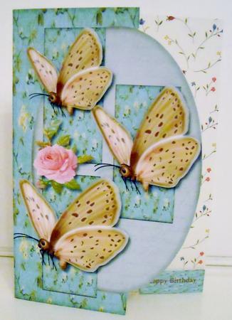 Over the Edge Butterflies 1 by Pam Stubley