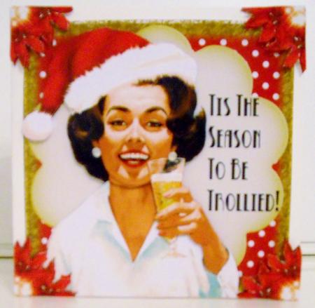 Tis the Season to Be Trollied! Card Front Kit by Pam Stubley