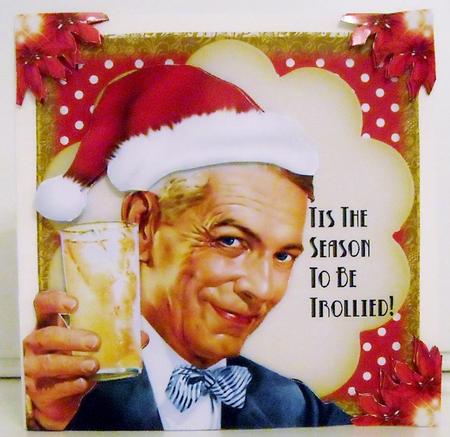 Tis the Season to Be Trollied! Card Front Kit by Pam Stubley