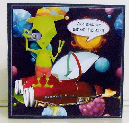 Alien Vacation Mini Kit by Pam Stubley