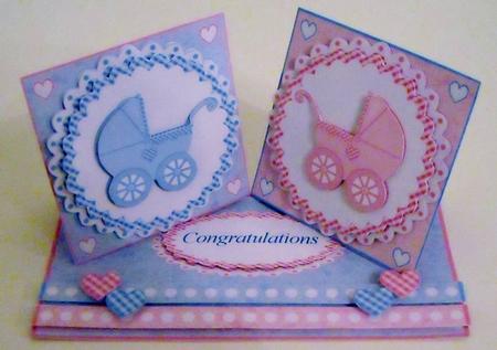 Twins Girl and Boy Double Twist Easel Mini Kit by Pam Stubley