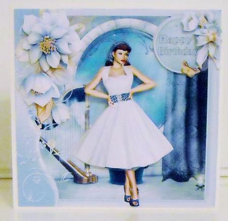 1950's Lady Blue Moon Rising Mini Kit by Pam Stubley