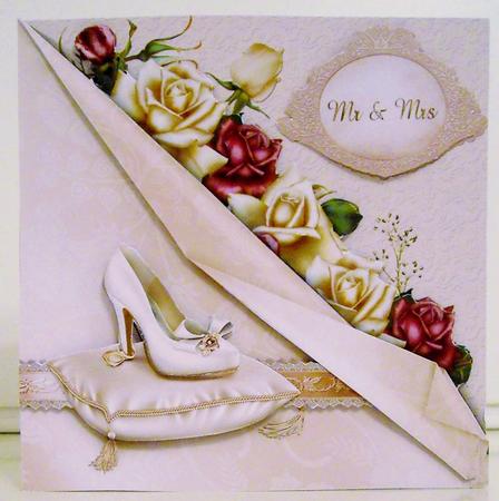 Layered Wedding Card Plus Gift Card by Pam Stubley