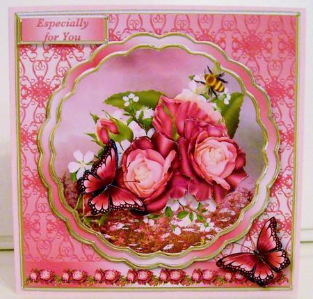 Hot Pink Summer Stacked Layer Card Mini Kit by Pam Stubley