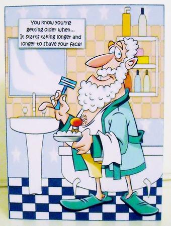 Sam Takes Longer and Longer to Shave by Pam Stubley
