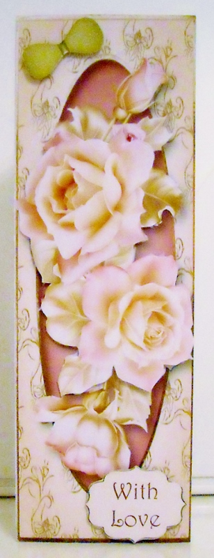 Beautiful Pale Roses Large Dl by Pam Stubley