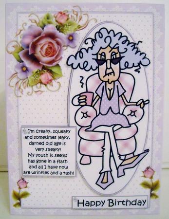 Stella is Creaky Quick Card by Pam Stubley