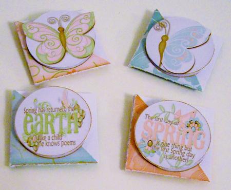 Corner Bookmark Butterspring by Pam Stubley