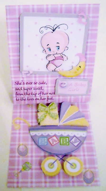 New Baby Mini Easel Card Kit by Pam Stubley