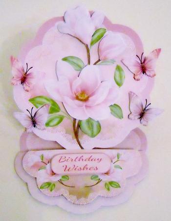 Magnolia and Butterfly Mini Easel Kit by Pam Stubley