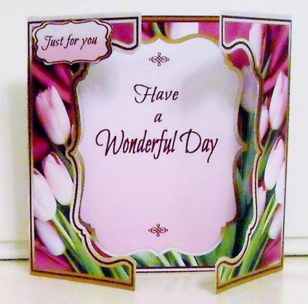 Fwg Tulips on Silk 6inch by Pam Stubley