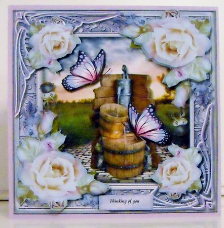 Fountain, Roses & Butterflies Mini Kit by Pam Stubley