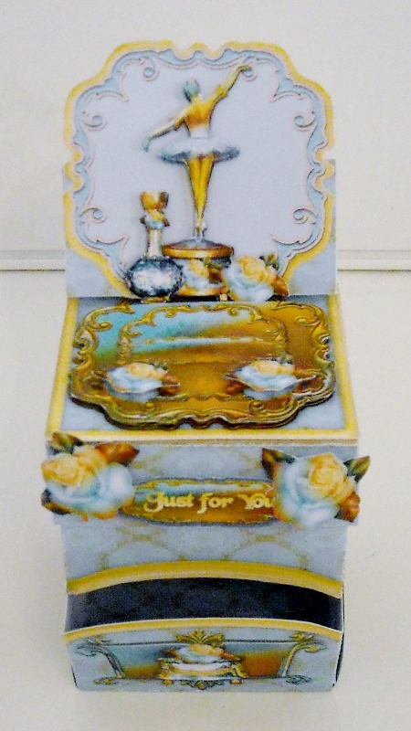 Azura Ballerina Easel Sweetie Dispenser Kit by Pam Stubley