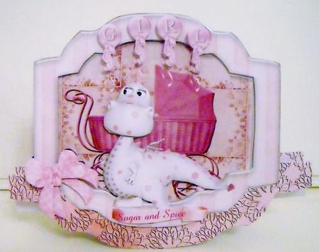 Baby Girl Rocker Mini Kit by Pam Stubley