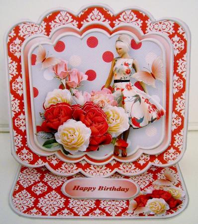 Summer Walking - Stacked Layer Easel Card Mini Kit by Pam Stubley
