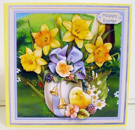 Gloorious Easter 8x8 Decoupage Mini Kit by Pam Stubley