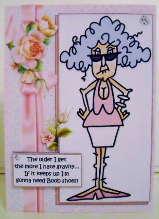 Stella Hates Gravity Quick Card by Pam Stubley