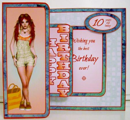 Fbp Girl in Shorts 10-13 Years by Pam Stubley