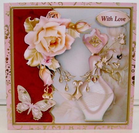 Perfume and Roses Card Front by Pam Stubley