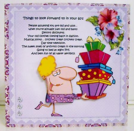 8x8 Sally with Birthday Wishes by Pam Stubley