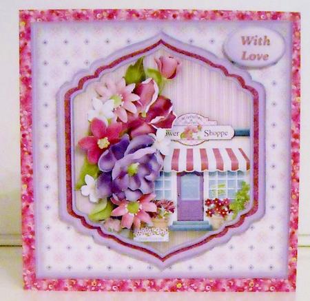 The Little Flower Shop - Shaped Layers Card Mini Kit by Pam Stubley