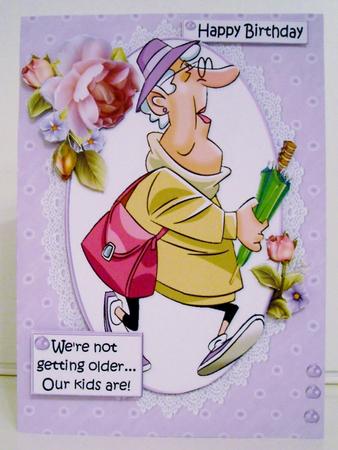Maggie's Not Old Quick Card by Pam Stubley