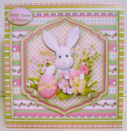 The Easter Bunny - Shaped Layers Card Mini Kit by Pam Stubley