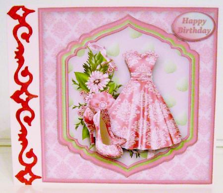 Best Frock - Shaped Layers Card Mini Kit by Pam Stubley