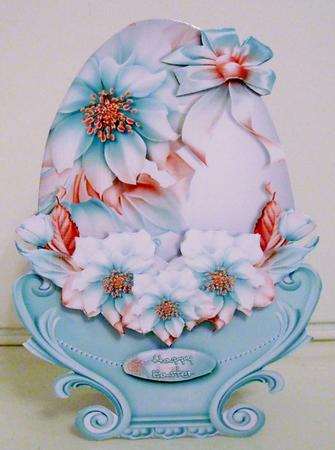 Eggshape Card Green 840 by Pam Stubley