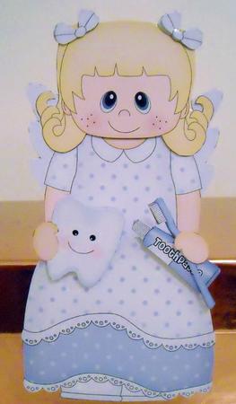3D on the Shelf Card Kit - Cute Little Tooth Fairy by Pam Stubley