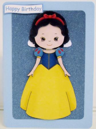 Beautiful Princess Snow White Decoupage Sheet by Pam Stubley