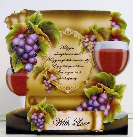 The Wine Drinkers Prayer - Red Wine - Mini Kit by Pam Stubley