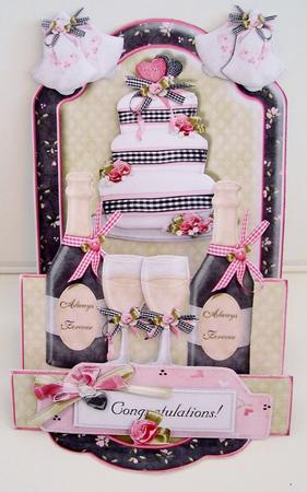 Easel Stepper 3D Card Kit - Wedding Wonder by Pam Stubley