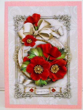 Red Poppies Flowers by Pam Stubley