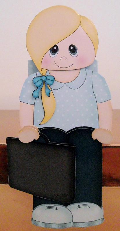 3D on the Shelf Card Kit - Portfolio Case Teen Danyelle by Pam Stubley