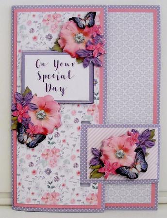 Buckle Floral Birthday Card by Pam Stubley