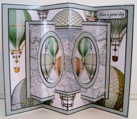 3D Double Concertina Pop-out  by Pam Stubley