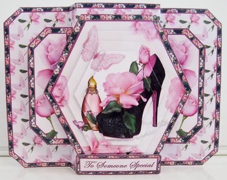 3D Double Pop-out - High Heels and Perfume by Pam Stubley