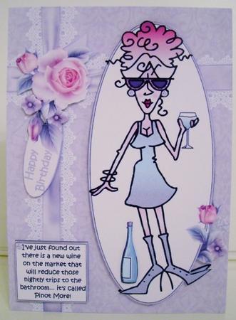Rita Has Found a New Wine Quick Card by Pam Stubley