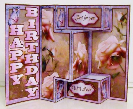 Shutter Surprise Card - Summer (pink) by Pam Stubley