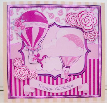 Hot Air Balloon 8x8 Mini Kit by Pam Stubley