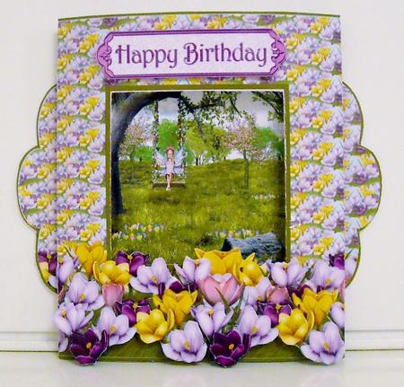 Crocus Diorama Card Kit - Large by Pam Stubley